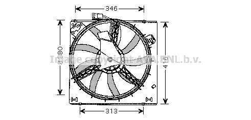 AVA QUALITY COOLING Tuuletin, moottorin jäähdytys RT7526